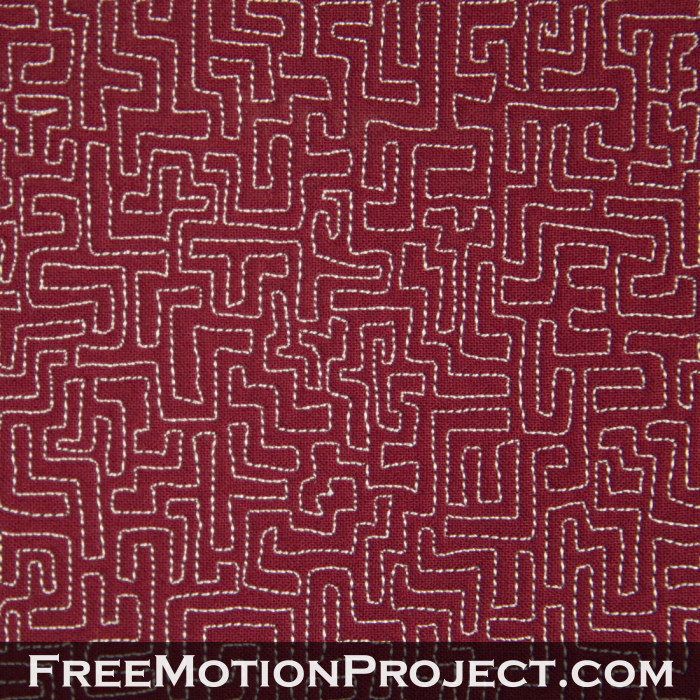 free motion quilting design circuit board