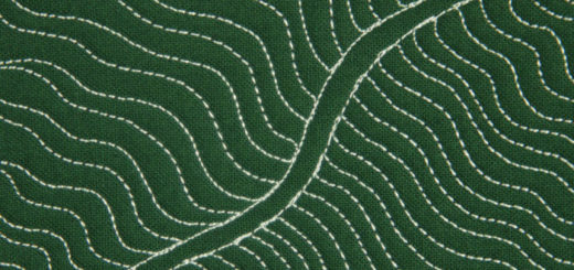 Fern and Stem Free Motion Quilting Design