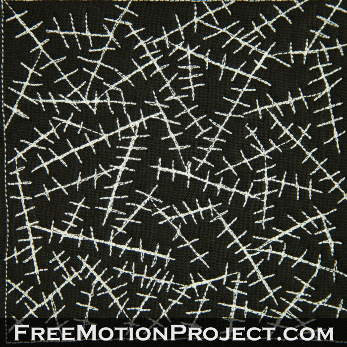 free motion quilting design in stitches