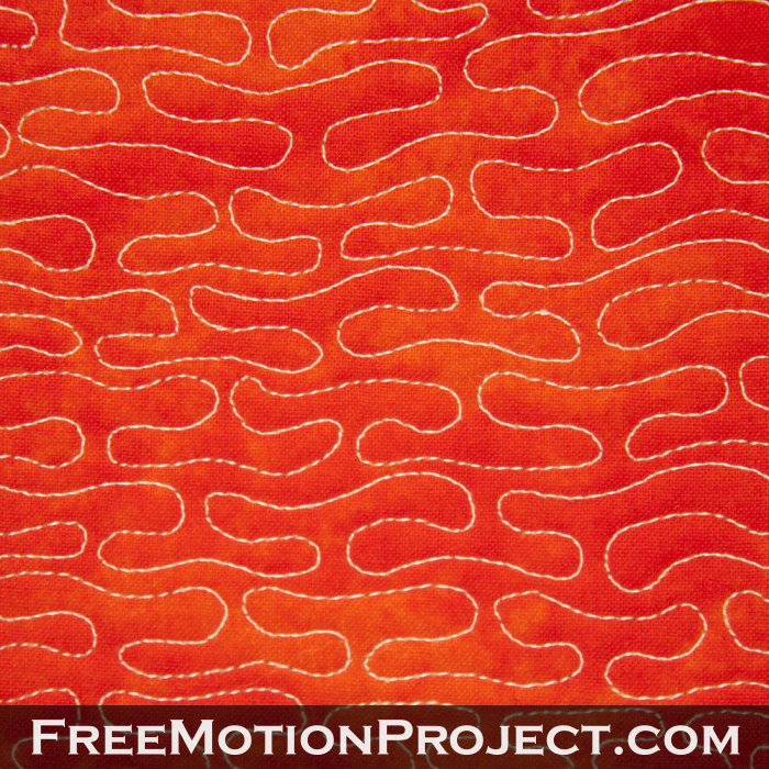 free motion quilting design curvy key