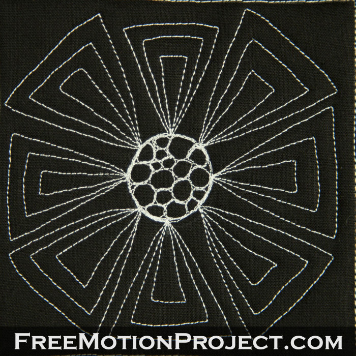 free motion quilting design space star