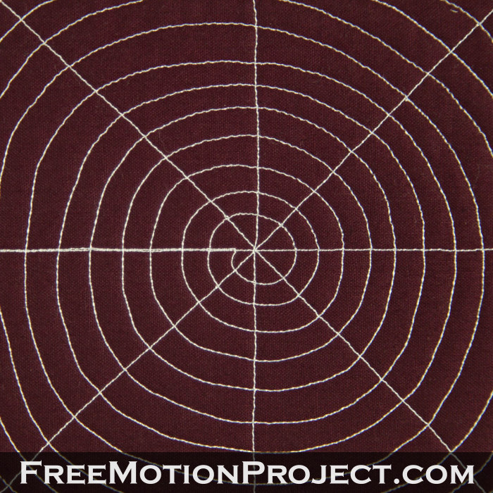 free motion quilting design heat coil