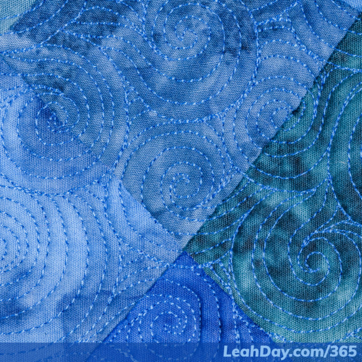 Free Motion Quilting Swirling Water – Design #141