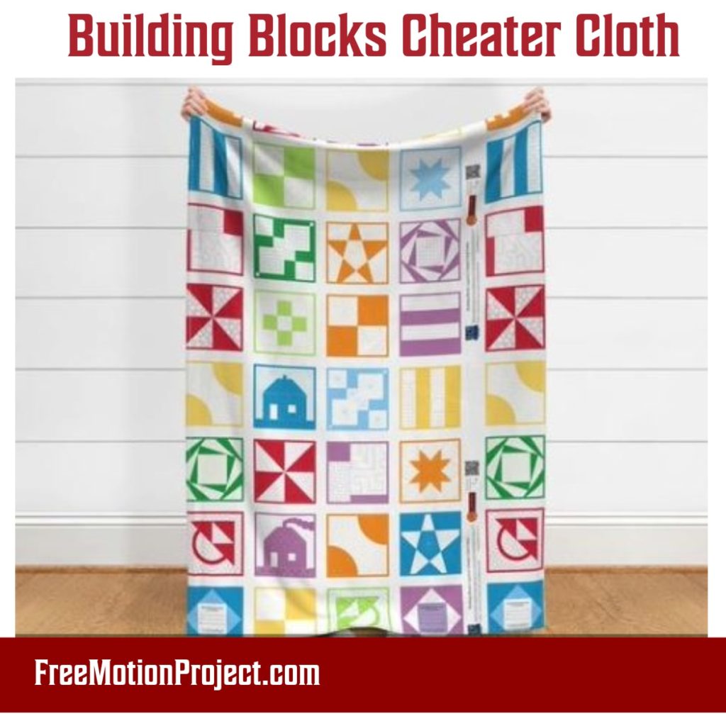 Building Blocks Cheater Cloth Fabric