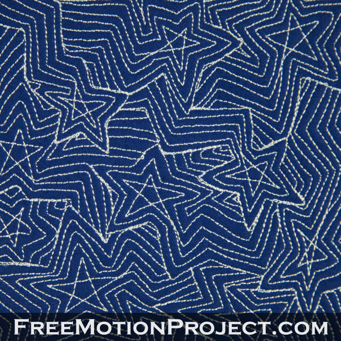 Falling Stars Quilting Design Tutorial