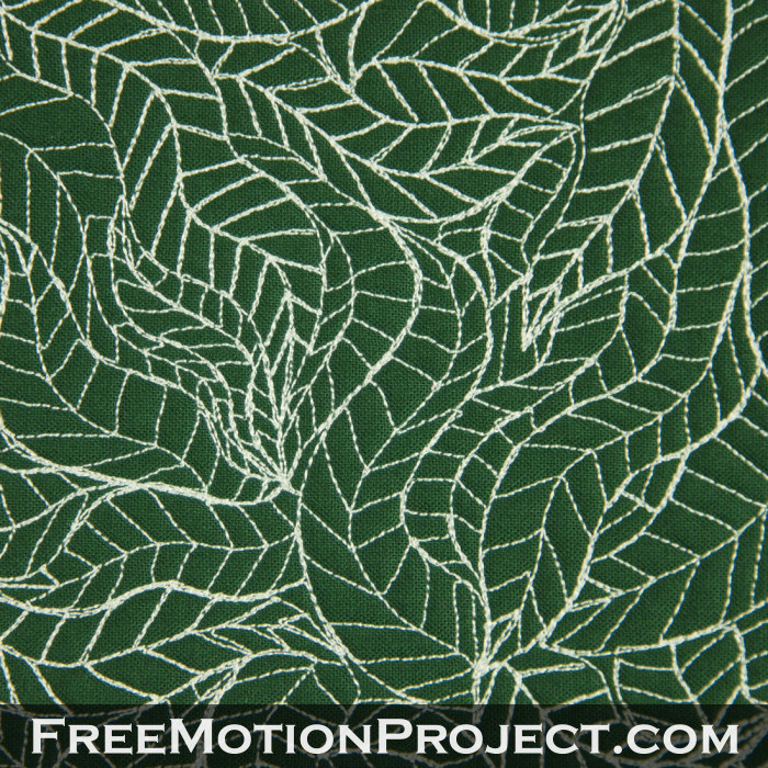 Leaf Filler Quilting Design