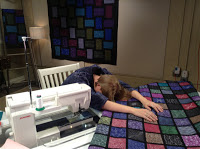 free motion quilting | Leah Day