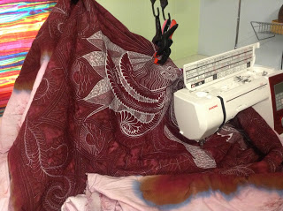 free motion quilting | Leah Day