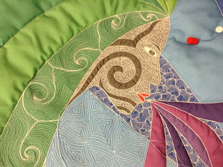 free motion quilting | Leah Day