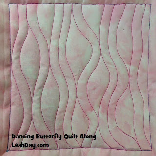 free motion quilting | flowing lines