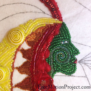 bead embroidery | Leah Day