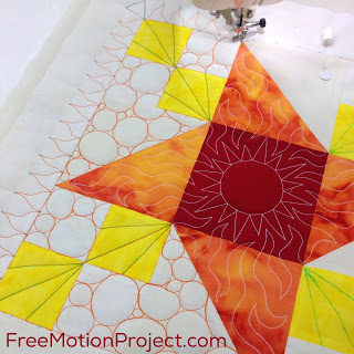 Tips for Machine Quilting Pebbling