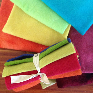felted wool fabric collection