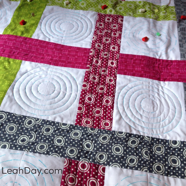 Easy Machine Quilting Tutorial: Lines & Circles for Beginners with Leah Day  