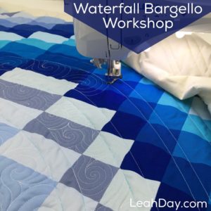 Waterfall Bargello Workshop - Online class with Leah Day