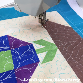 Machine Quilting Block Party | Flower Festival Quilt