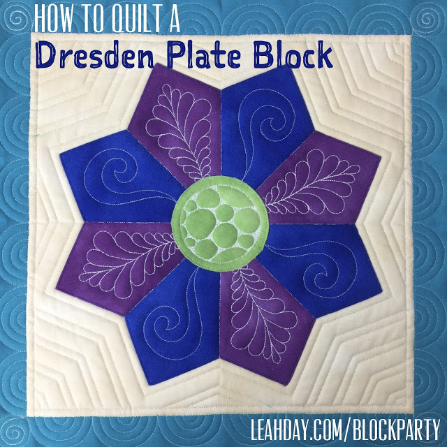 How to Quilt a Basic Dresden Plate