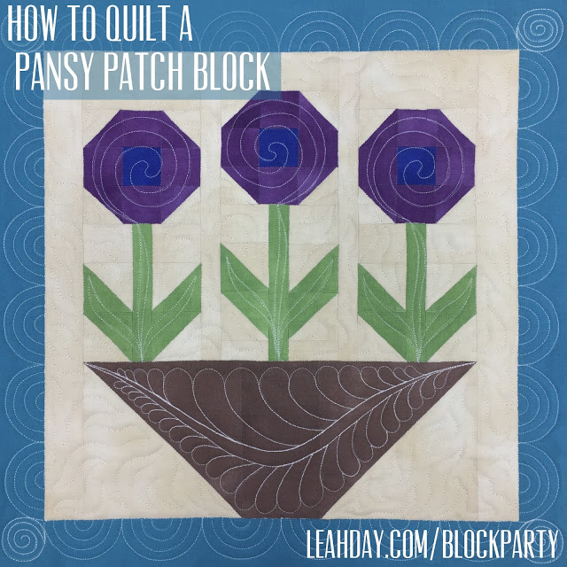 Machine Piecing - Purple Daisies Quilting