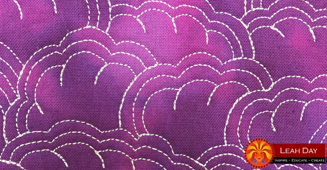 Learn how to machine quilt Cotton Candy