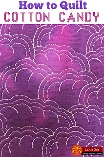 Learn how to machine quilt Cotton Candy