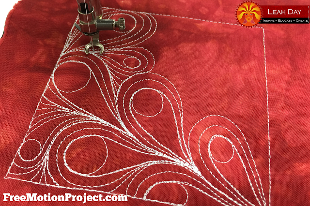 Learn how to machine quilt Voodle