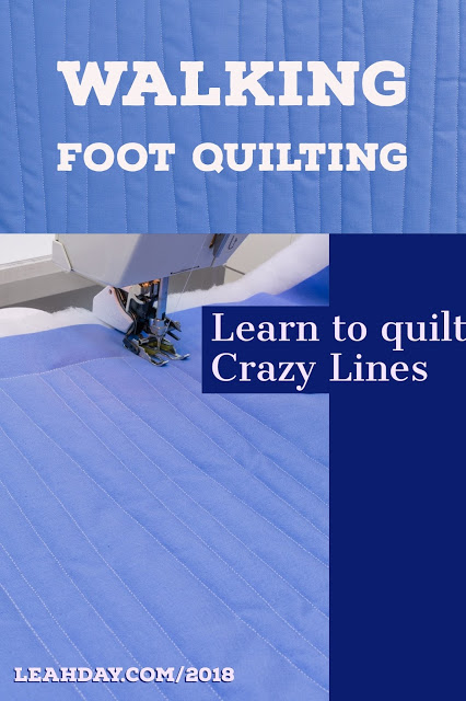 learn walking foot quilting