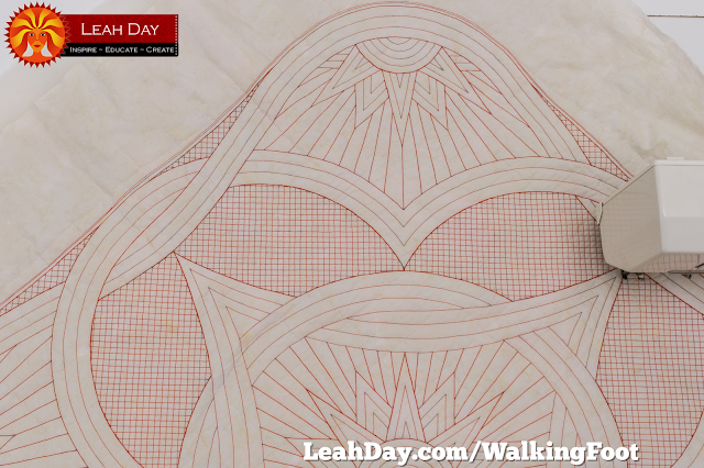 Making a Spiral Template for Walking Foot Quilting - New Every Morning  Patchwork and Quilting