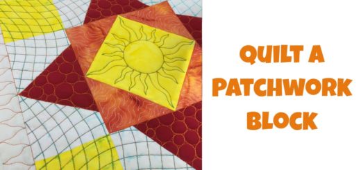 How to Quilt a Basic Dresden Plate