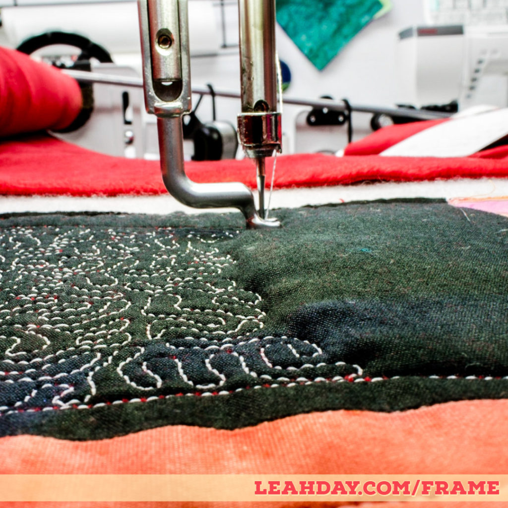 how to quilt microstippling on a longarm