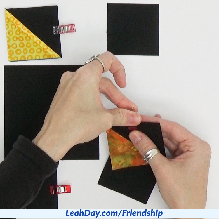 How to piece a scrappy star patchwork friendship block