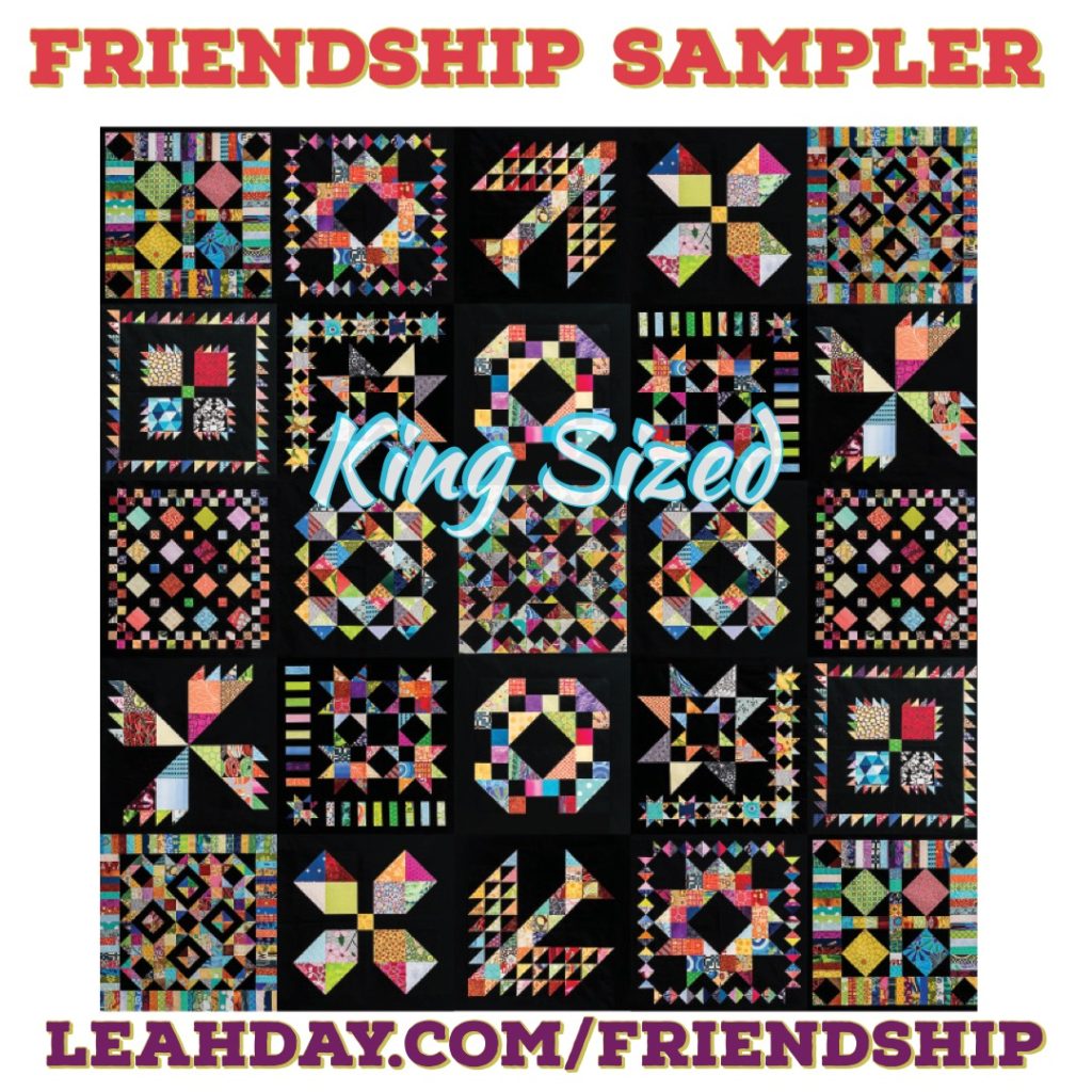 Friendship sampler quilt king size