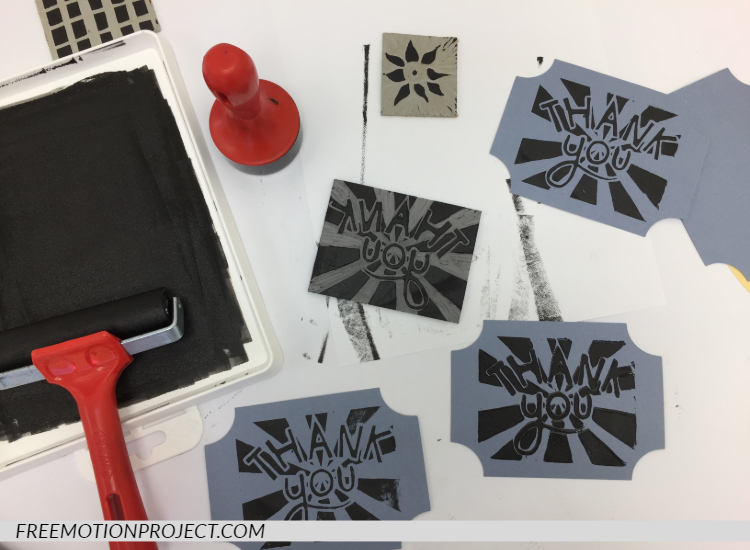 block printing a design for beginners