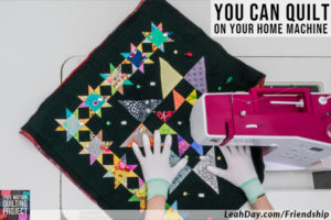 Machine Quilting Quilt Along with Leah Day