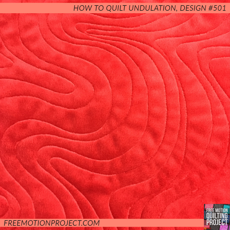 Quilting Undulation on a longarm