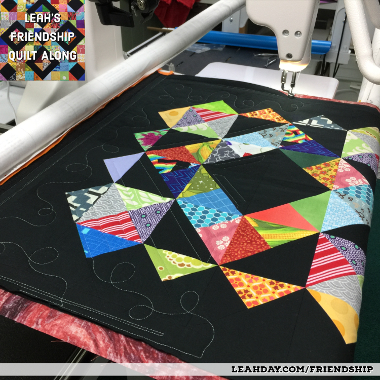 Quilting loopy Line on a longarm