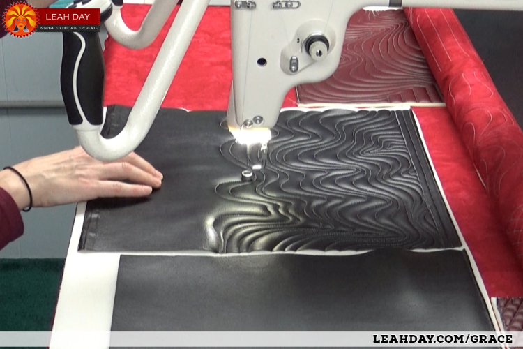 Quilting Vinyl fabric on a longarm machine