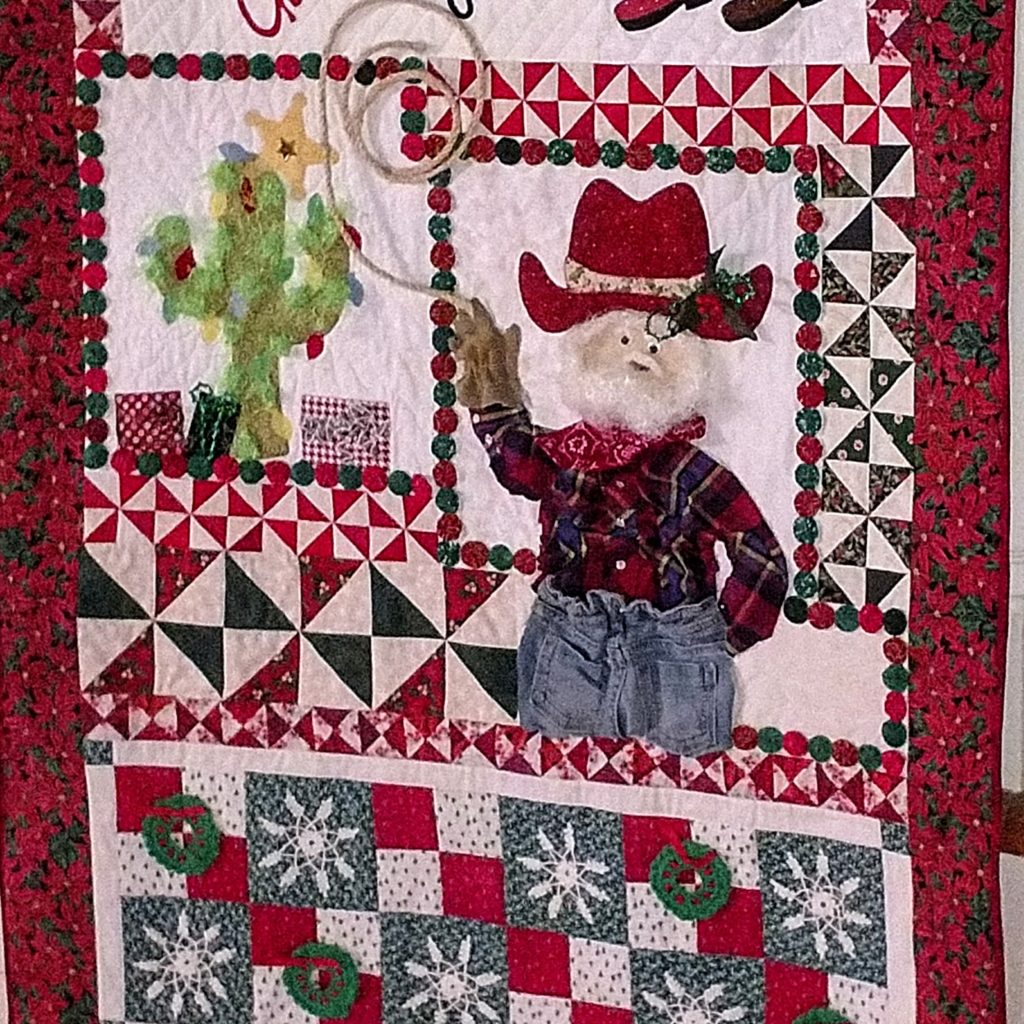 Christmas Cowboy Quilt Beth Collins
