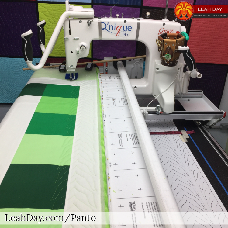 How to quilt with pantograph quilting designs