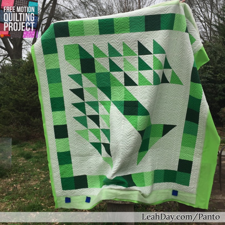 Tree of Life Quilt Quilted with Pantographs