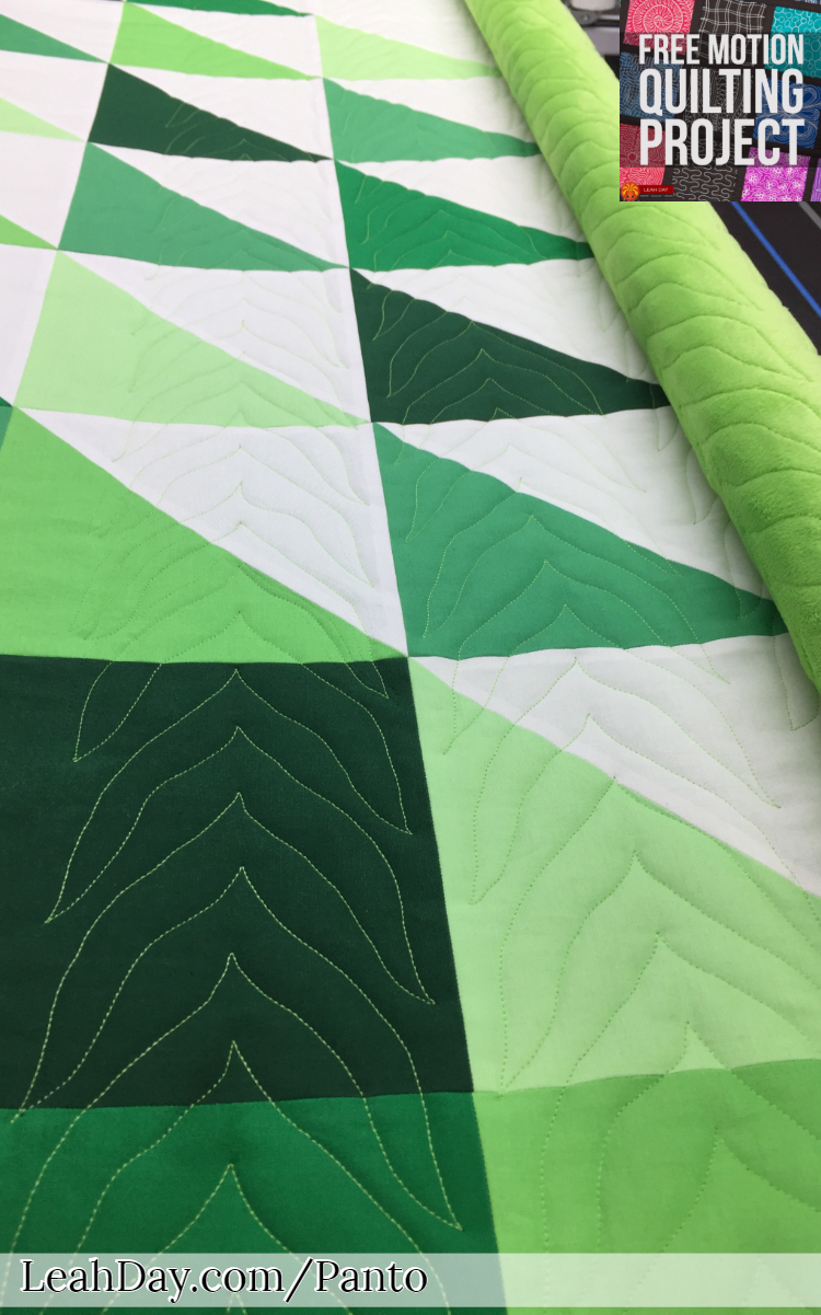 How to quilt with pantograph quilting designs