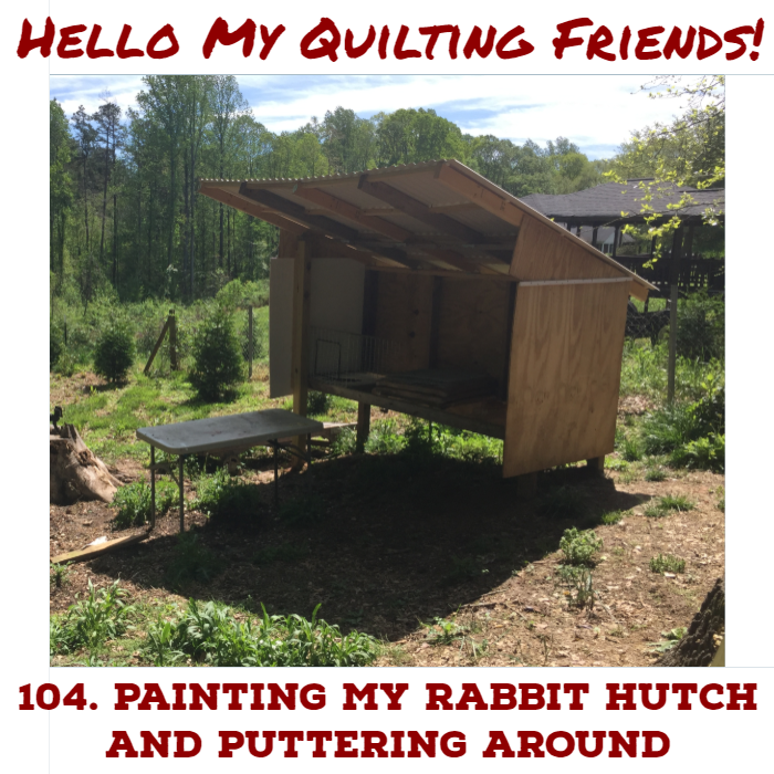 Painting the rabbit hutch podcast