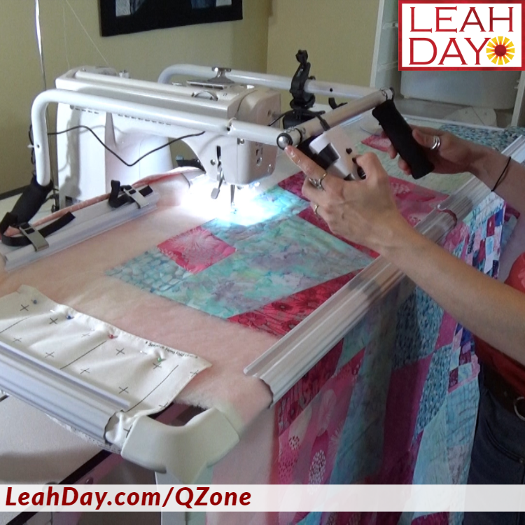 Quilting a Baby Quilt on the Qzone Hoop Frame