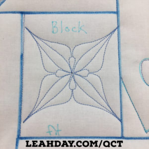 How to quilt blocks QCT4