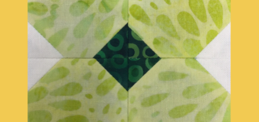 How to Piece Four Leaf Clover Block