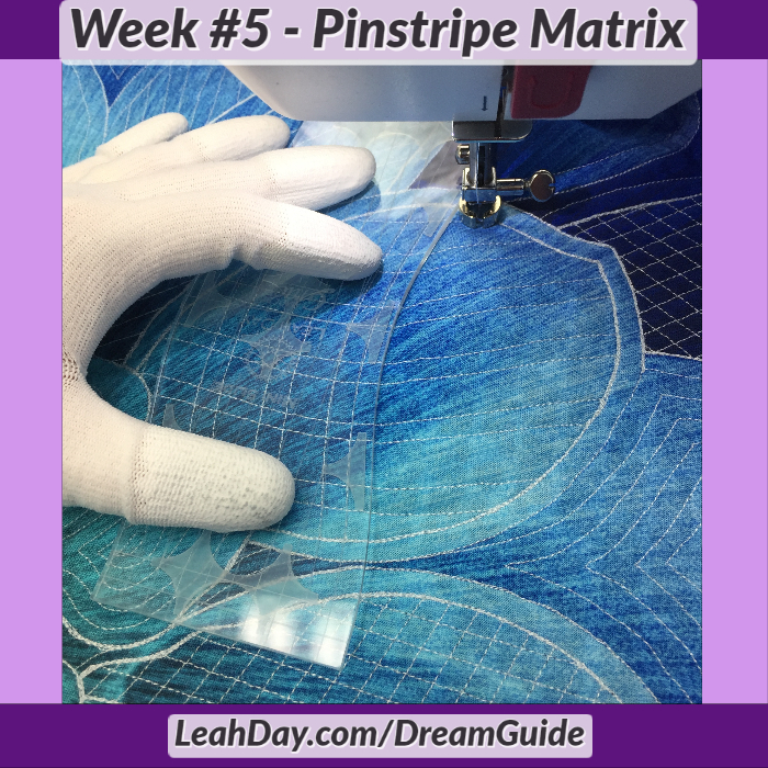 Quilting Pinstripe Matrix with Rulers