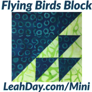 Mini Flying Geese Quilt Block Tutorial