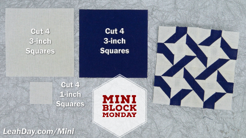 Freedom Stars Mini Quilt Block Patchwork Pieces