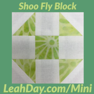 Shoo Fly Quilt Block Tutorial