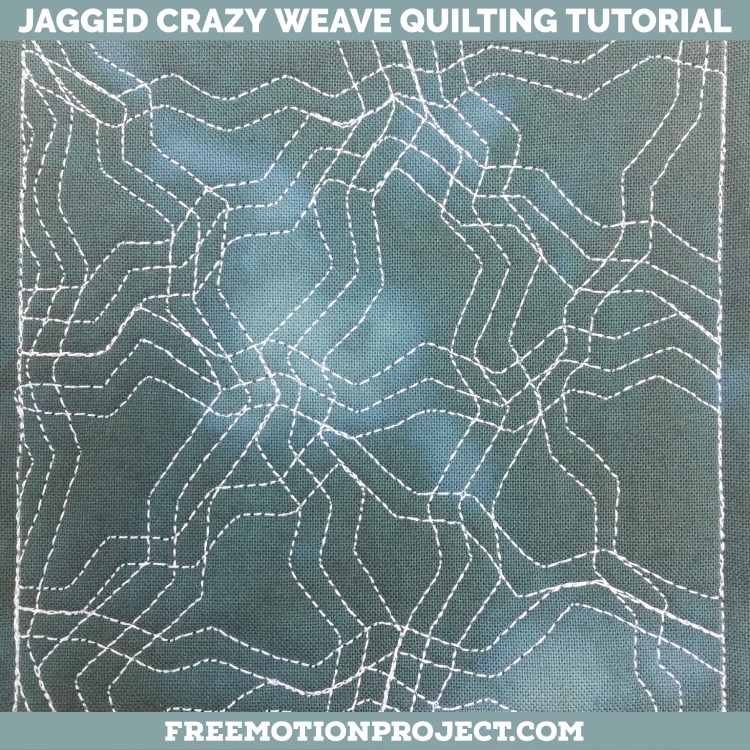 Quilting Jagged Crazy Weave